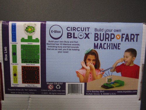 Burp n Fart Machine Circuit Blox E-Blox Electrical STEM  Model CB-0767 2021 DIY - Picture 2 of 4
