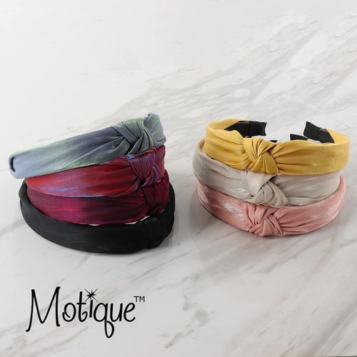 Motiv Accessoires Glamour Turban geknotetes Stirnband für Damen und Mädchen - Bild 5 von 21