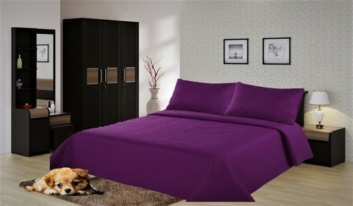 NEW All Seasons Coverlet Bed Top Dressing Bedding Quilted Bedspread Pillow Shams - Picture 12 of 20