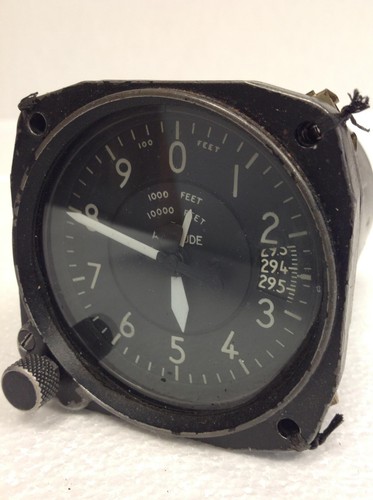 Vintage Kollsman Instrument C-12 Altitude Altimeter Instrument Gauge Airplane - Bild 4 von 6