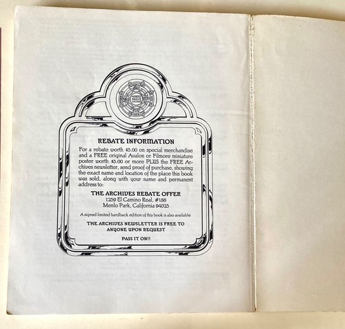 Dead Book: Haight-Ashbury, V 1, Harrison, Archives,1985, 1985, Rev LE, G-pb - Picture 12 of 12