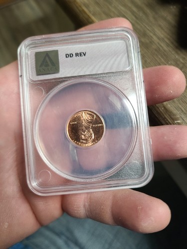 2009 FORMATIVE YEARS CENT MINT ERROR ANACS MS-66 RD - DOUBLE DIE REV EXTRA THUMB - Picture 3 of 3