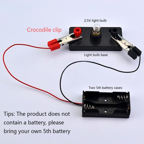 Kids Science Toys Experiment Circuit Kit Electricity School Light Bulbs Learning - Picture 6 of 10