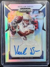 2019 Panini Prizm Draft Picks Keelan Doss RC Auto Silver Prizm #191 Oregon Ducks