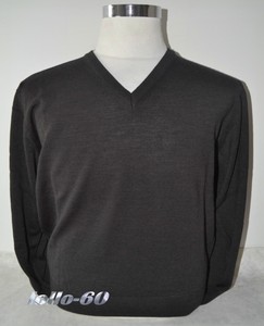 MAGLIA UOMO lana cashemer 3XL 4XL 5XL 6XL pullover collo V grigio TAGLIE FORTI