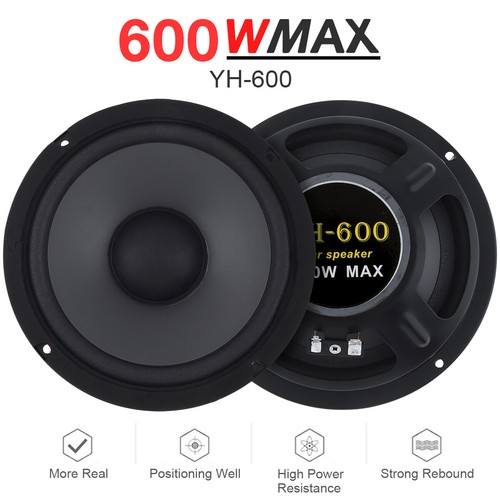 Altavoz coaxial de alta fidelidad para automóvil de 1 pieza 6,5"" pulgadas 600 W 2 vías altavoz de frecuencia completa EE. UU. - Imagen 12 de 12