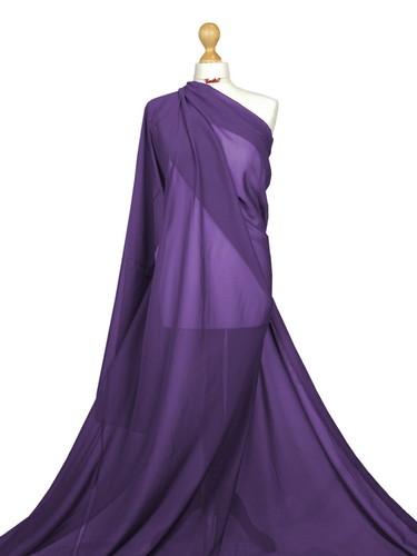 Materiale per sartoria tessuto poliestere tessuto chiffon tessuto semplice morbido leggero - Foto 39 di 80