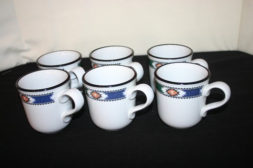 Set 6 tazzine da caffè in gres Noritake 'Kachina 8458' B-157 - Foto 2 di 6