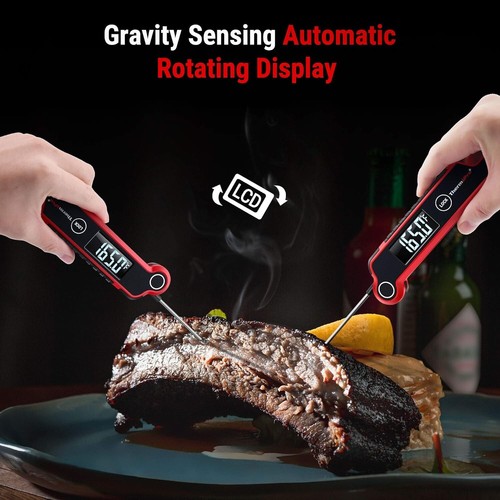 Fast-Read Digital Cooking Thermometer with 180 Auto-Rotating Display - Picture 5 of 9