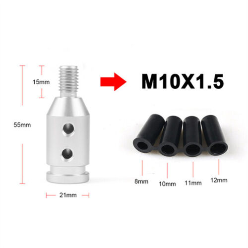 M10x1.5/M12x1.25 Thread Shift Knob Adapter Car Manual Gear Aluminum Alloy - Picture 14 of 32