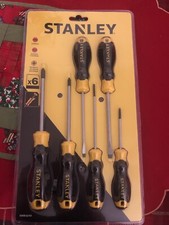 STANLEY stht0-62151  Screwdriver Set 6 Mixed SL PH Slotted & Phillips brand new