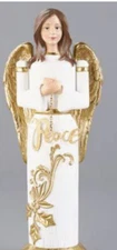 Christmas figurine Holiday Angel Santa White Gold Piece Noel price Per 1 ❗️Large