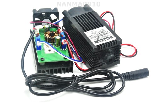 Modulo laser blu focalizzabile TTL 4W 4000mW 445nm 450nm con adattatore per incisione - Foto 6 di 8