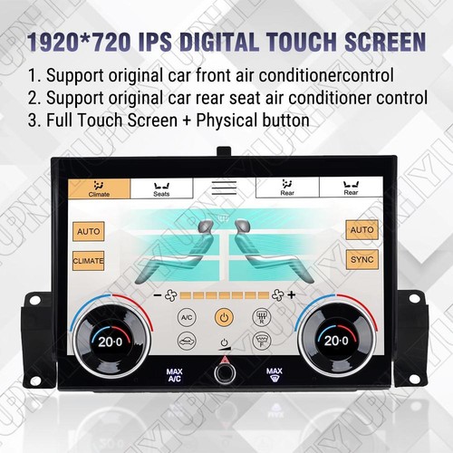10" Upgrade Version Touch Screen Air Condition Climate Control AC Panel For L494 - Picture 6 of 15
