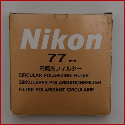 Nikon 77mm Circular Polarizer  CPL Filter Boxed With Case  NEW FREE SHIPPING - Picture 1 of 8