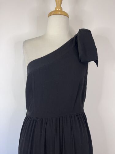Anthropologie Mare Mare Dress Size S One Shoulder Black Maxi BNWT - Foto 7 di 18