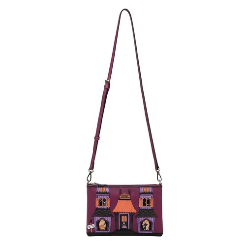 Vendula London GHOULEVARD Halloween Kate Crossbody Bag Purse Glow in the Dark - Foto 3 di 9