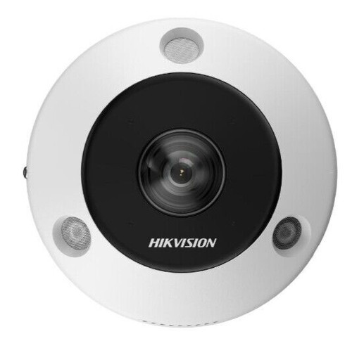 Hikvision DS-2CD63C5G1-IVS 12MP PoE Fisheye Panoramic DeepinView IP Camera Mic - Picture 3 of 4