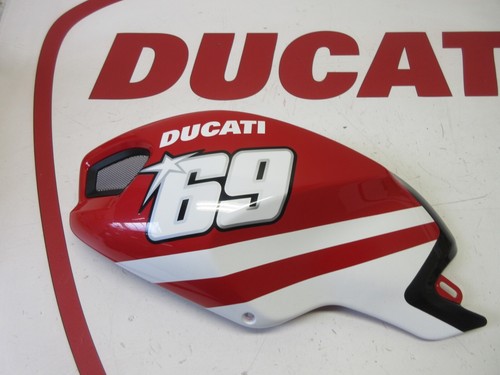 Ducati Left hand tank fairing panel red Monster 696 796 1100 Hayden - Picture 1 of 9