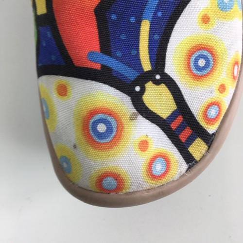 uin Art On Canvas Slip On Sneakers Toledo Secret Garden, Women's 7 - Picture 3 of 14