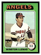 1975 Topps Mini Baseball #597 Winston Llenas      75M