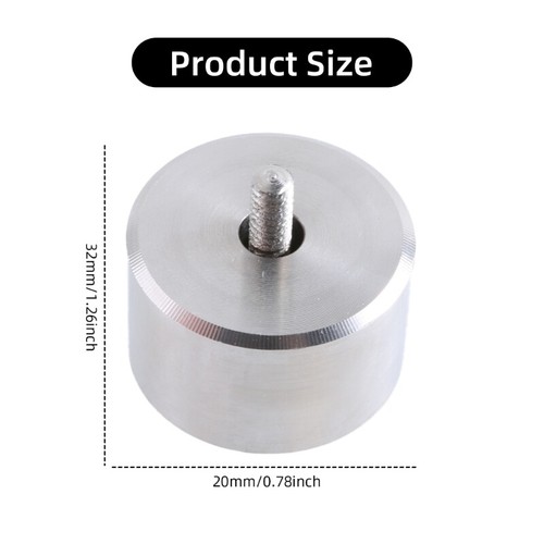 Stainless Steel Tonearm Weight Turntables Tonearm Counterweight for SME 3009 - Picture 8 of 8