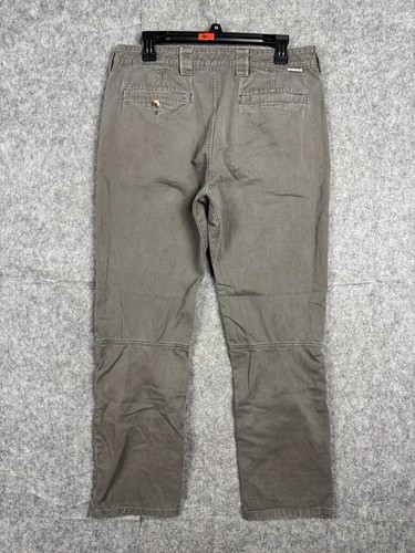 Pantalones chinos Edgevale caqui para hombre 34 x 32 (se adapta a 33 x 29) beige gris desgaste claro - Imagen 3 de 8