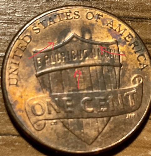 2012 Shield Penny Error - Picture 5 of 6
