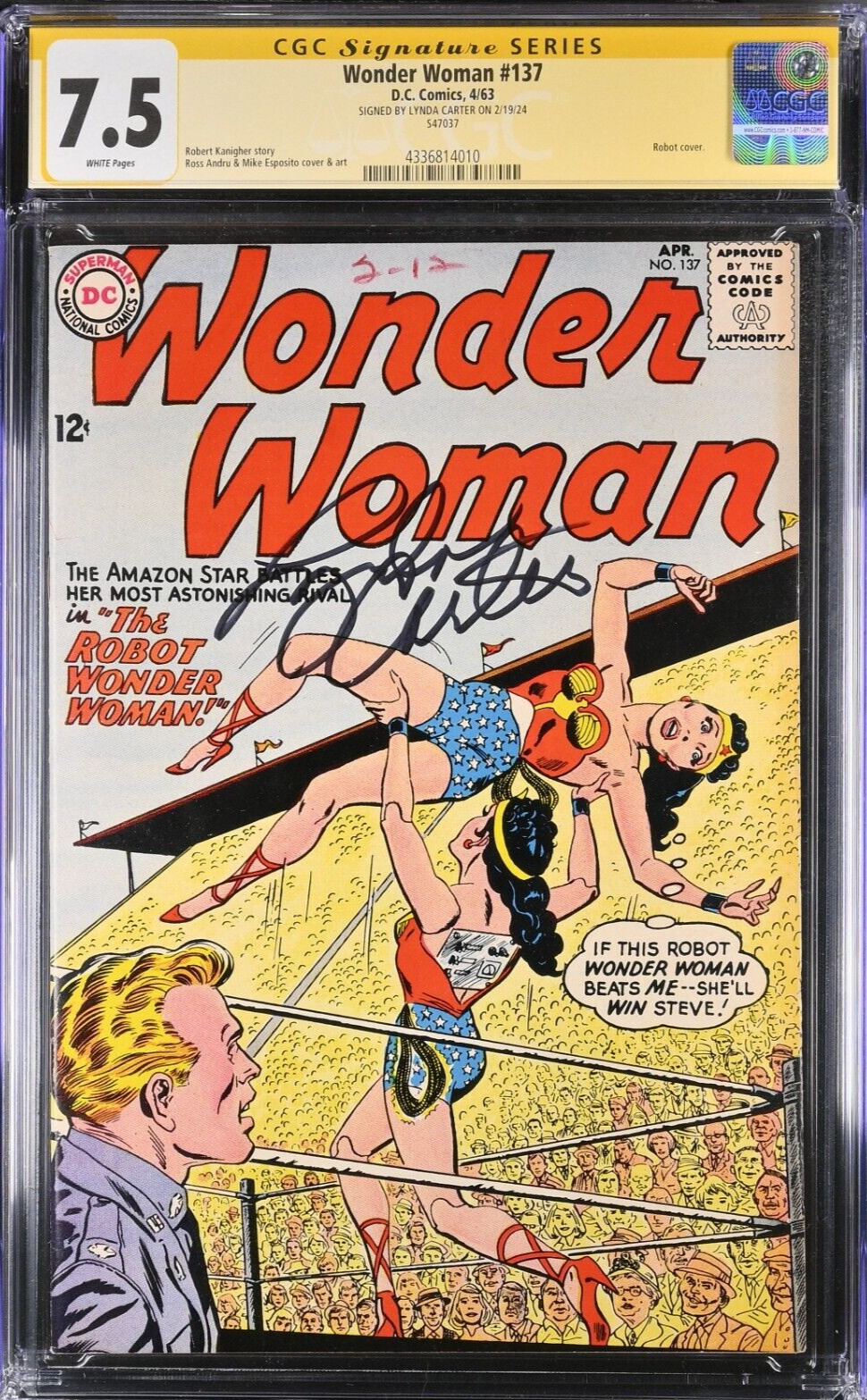 アメコミリーフ Wonder Woman #63 CBCS9.0 サイン入り Wonder Woman #63 Value - GoCollect