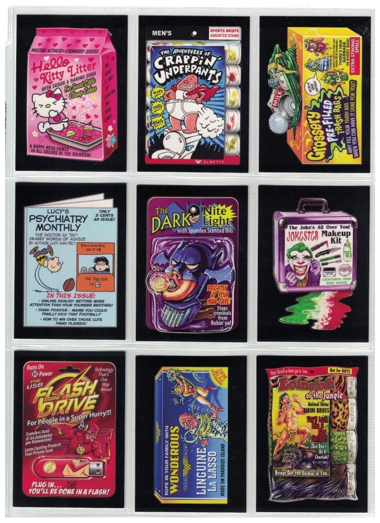 2017 TOPPS WACKY PACKAGES 50TH ANNIVERSARY ENTIRE SET OF 90 BLACK