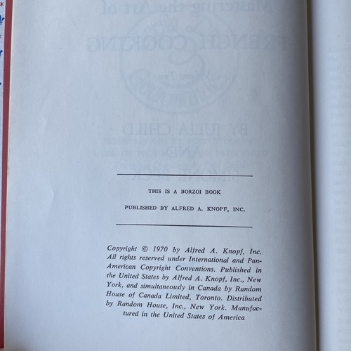 VTG Mastering the Art of French Cooking Julia Child Vol TWO, FIRST Edition 1970 - Picture 6 of 8