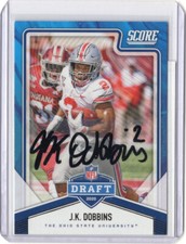 2020 Score Football Cards Checklist 34