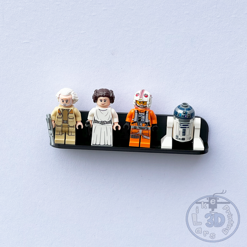 Soporte de pared soporte pantalla adecuado para LEGO® 75301 Star Wars Luke's X-Wing - Imagen 4 de 6