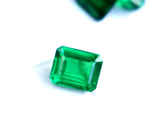 10 Ct Loose Gemstone Tsavorite Garnet Emerald Cut certificate Green Garnet - Picture 2 of 7