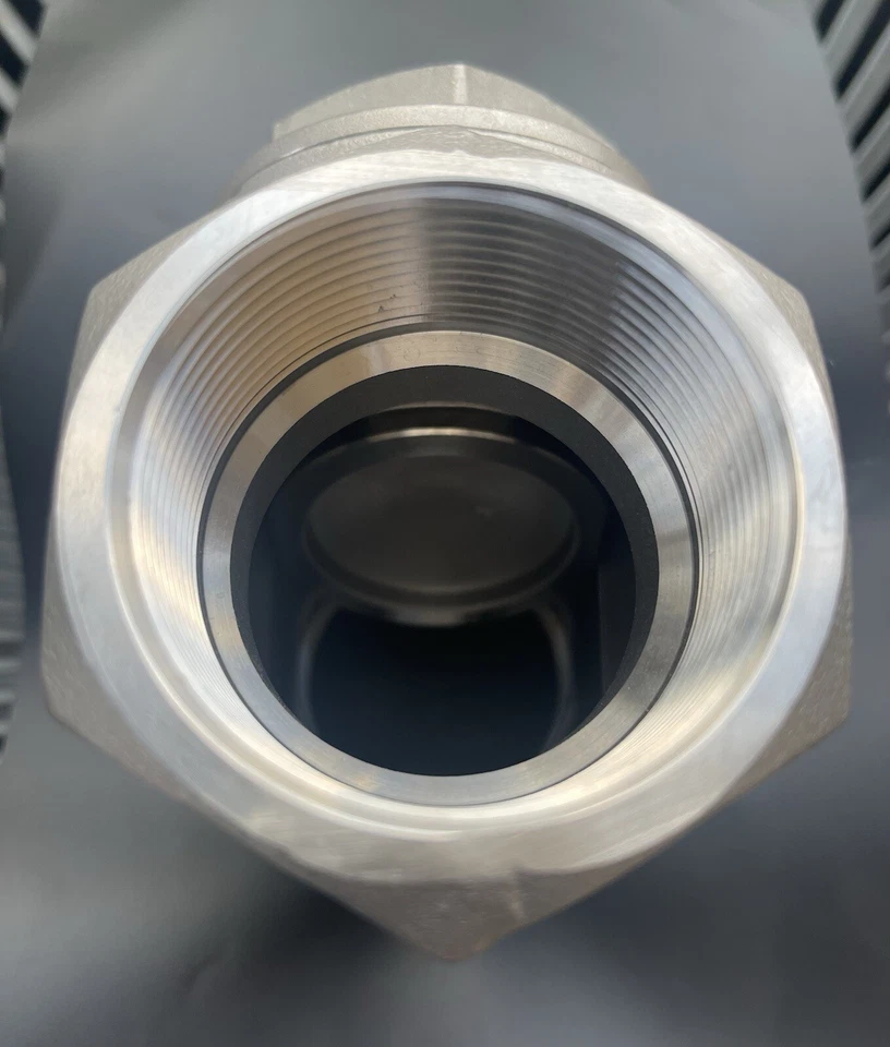 2" Swing Check Valve Stainless Steel Lead-Free 200# Female NPT Smith-Cooper - Image 3 of 4