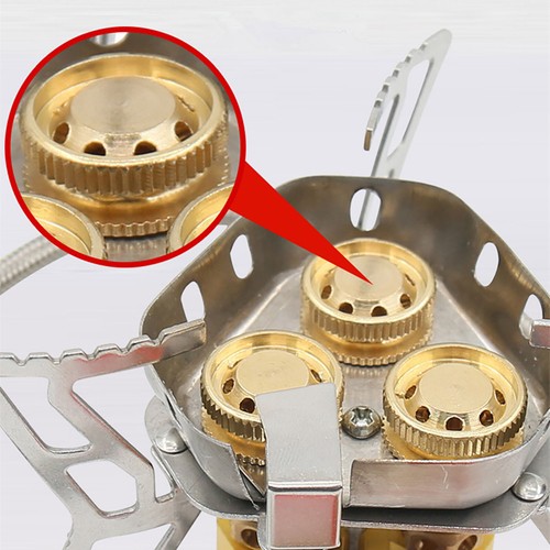 New 6800W Outdoor Tourist Windproof Camping Gas Stove With Piezo Ignition - Picture 12 of 20