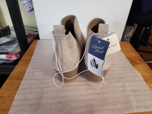 Women's Cari Cut Out Ankle Boots Universal Thread, Taupe Size 11 - Picture 4 of 5