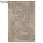 Dendera Hand-Tufted Wool Handmade Area Rug Carpet for Home, Living, Bedroom