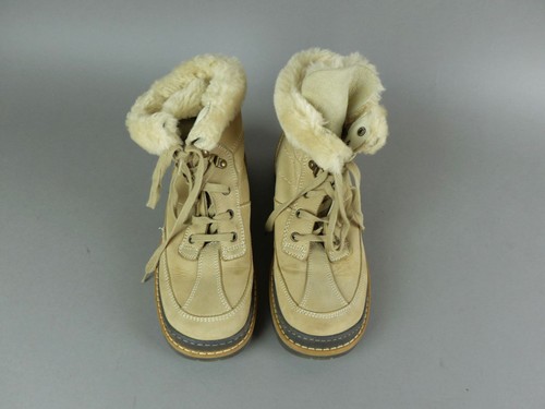 Landrover Damen Schuhe Stiefel Gr. 38 Beige Leder gefüttert Boots neuwertig (W) - Bild 3 von 14