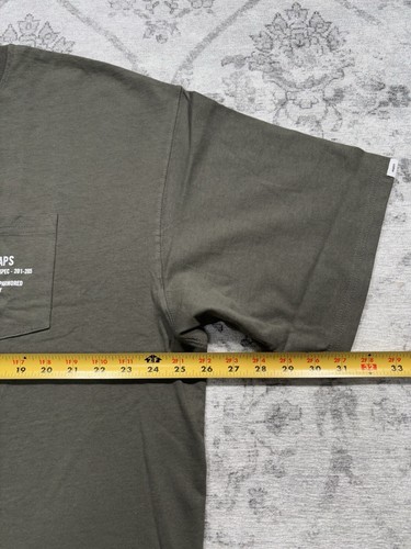 Sz XL VANS x WTAPS Japan Smokey Olive T-Shirt Tee NWOT - Picture 8 of 10