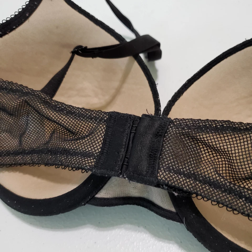 Sujetador de mujer b.tempt'd 32DD marrón encaje con aros correas ajustables red Foto 4 de 4