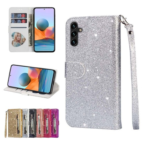 Glitzer Bling Handyhülle Schale Schutz Handy Tasche Handgurt für Samsung A55 A35 - Picture 10 of 22