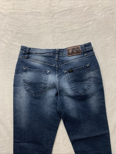 Lee Jeans Girls Skinny Fit Straight Leg 1442 Denim Stretch Blue Size 16 28 X 29 - Picture 5 of 10
