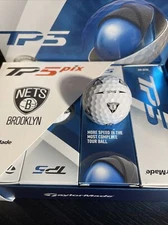 TaylorMade TP5 Pix NBA Brooklyn Nets Logo Golf Ball NEW!