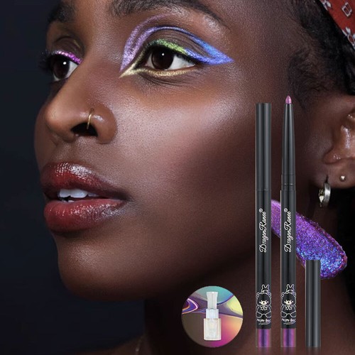 Eye Liner Gel Pencil Chrome Highlights Pearl Chameleon Eye Makeup Beauty Lasting - Picture 5 of 23