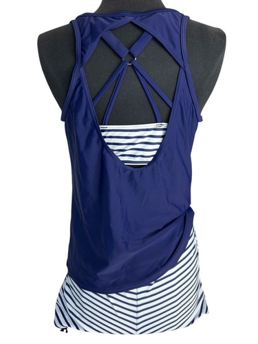Yonique 3 Piece Tankini Swimsuit Women Swim Tank Top Bathing Suit Bikini Sz Med - Picture 4 of 8
