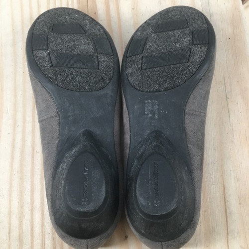 Naturalizer Zapatos Mujer 7 M N5 Hamley Confort Ballet Planos Sin Cordones Tela Gris - Imagen 10 de 16