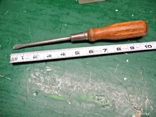 FORSBERG  MFG. CO .WHALE LOGO 10'' SCREWDRIVER  STRAIGHT  SLOT  VINTAGE USA GEM