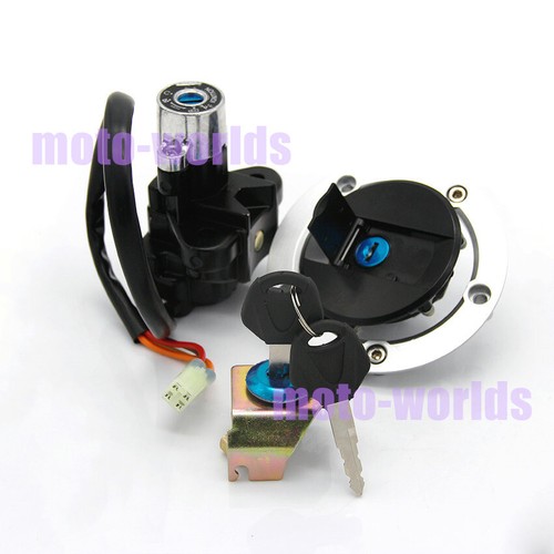 Ignition Switch Keys Fuel Gas Cap Seat Lock Set for Suzuki GSXR1000 2003-2004 - Bild 1 von 7