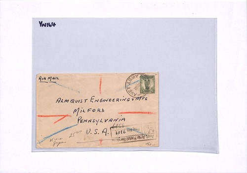 AUSTRALIA JAPAN OCC Cover *APO.32* Reg 1s BIRDS Military CENSOR USA 1951 YN164 - Picture 8 of 13